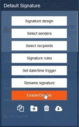 Exclaimer Enable Signatures