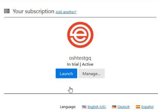 Launch Exclaimer Configuration