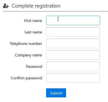 Exclaimer Trial Registration form 1