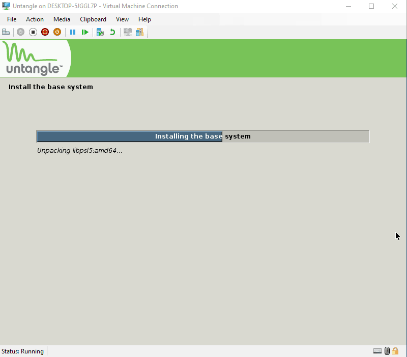 Install Untangle